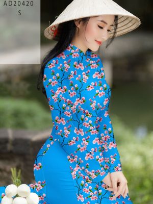 vai ao dai hoa dao (2)